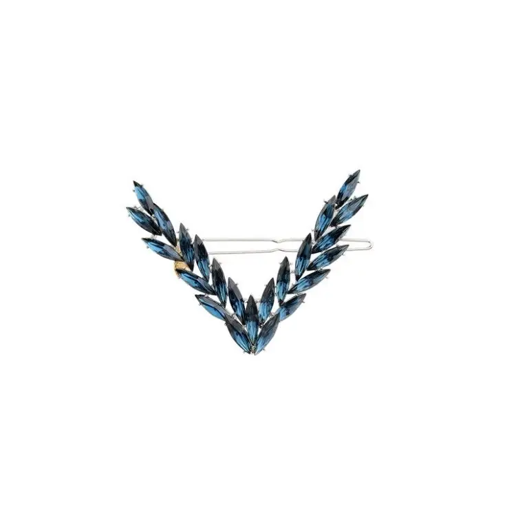 Korean-style Crystal V-Back Bangs Clip for Girls - Image 6
