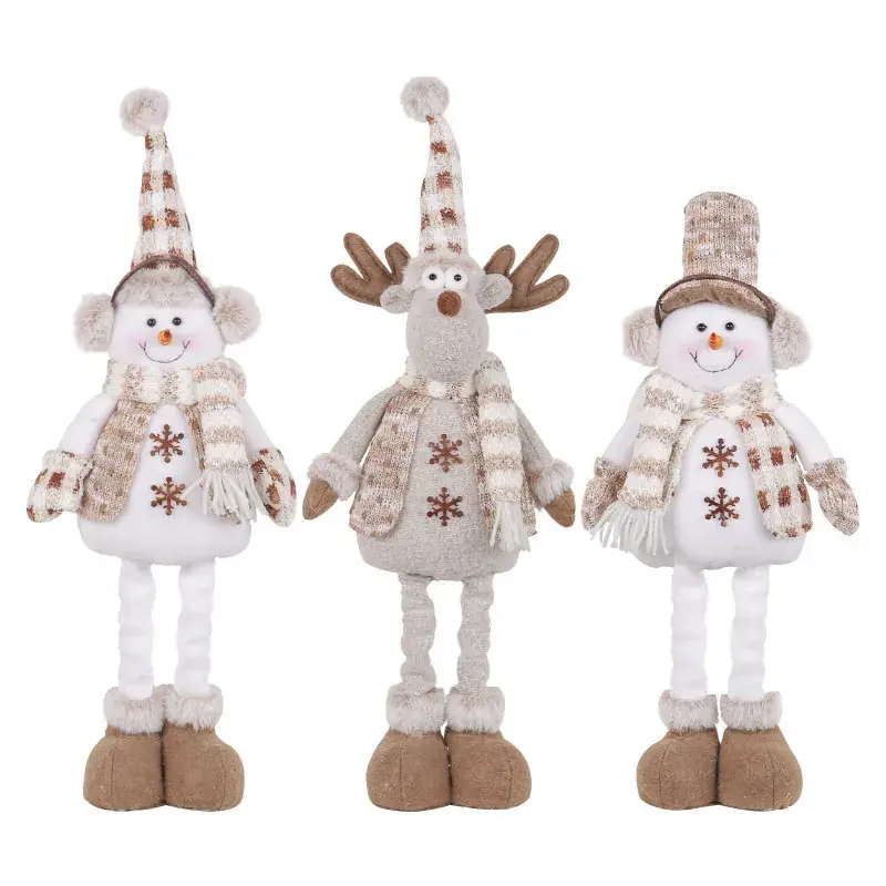 Knitted Christmas Snowmen Doll Set 2023 - Image 8