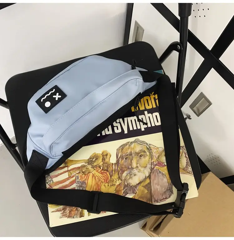 Men's Light Blue Crossbody Bag with Mobile Phone Holder — feature 22