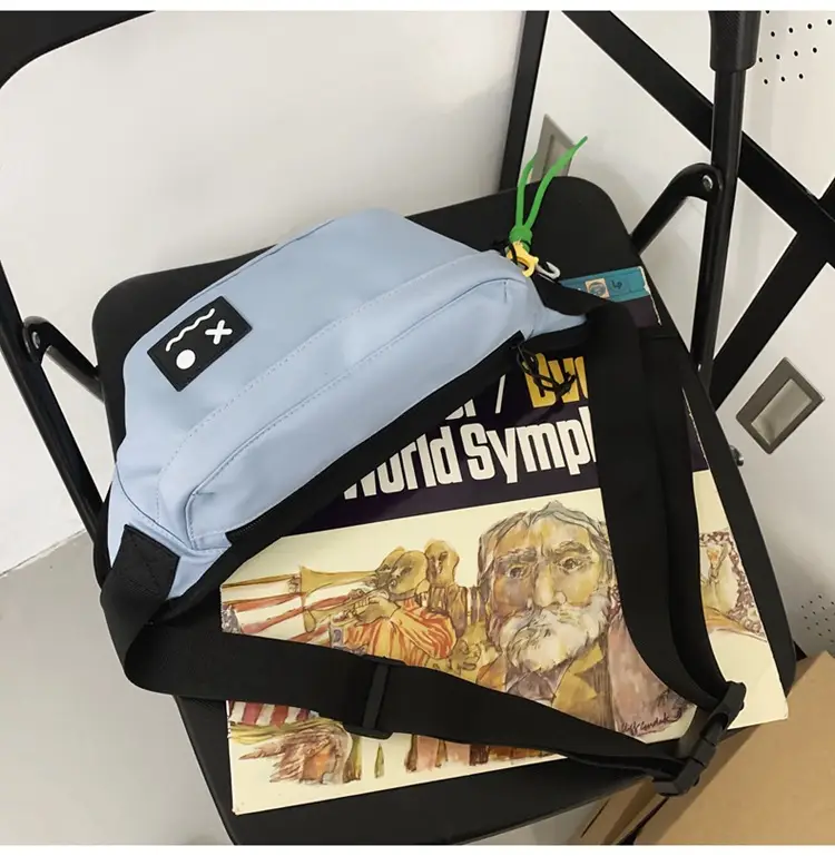 Men's Light Blue Crossbody Bag with Mobile Phone Holder — feature 26