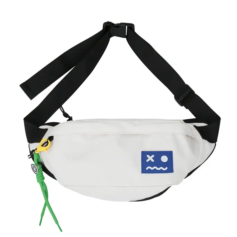 Men's Light Blue Crossbody Bag with Mobile Phone Holder - Image 2