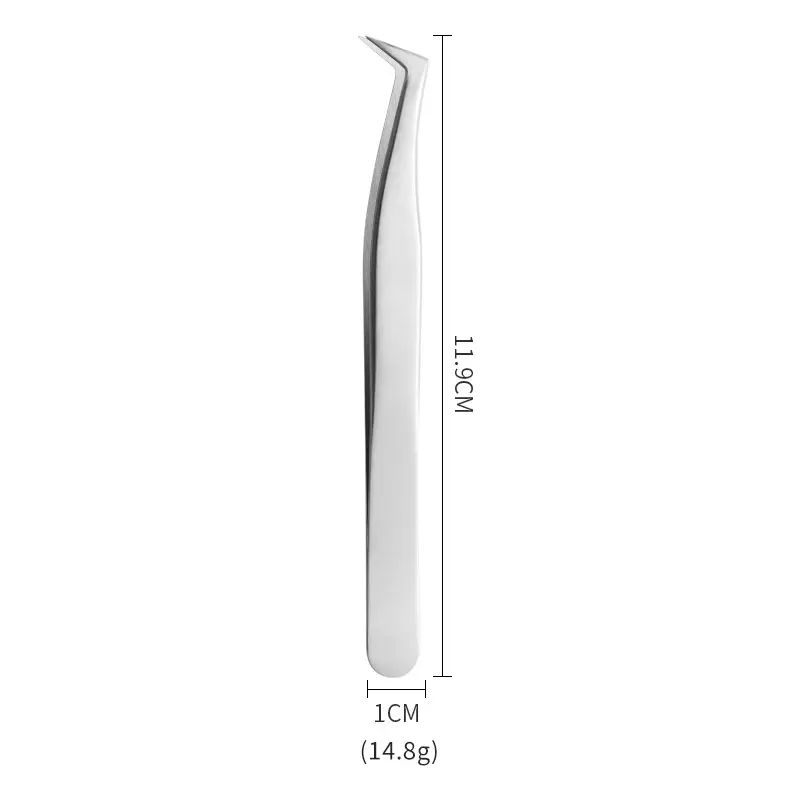 Stainless Steel Grafting Eyelash Tweezers