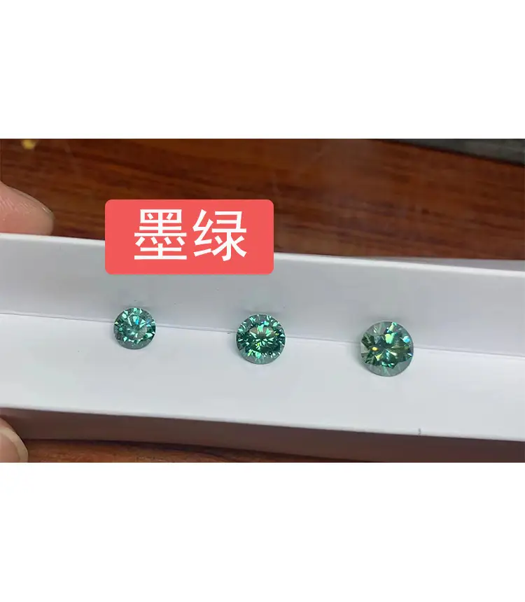 Color Round Naked Diamonds 3 Karat 2 Karat 1 Karat 80 Points — feature 6