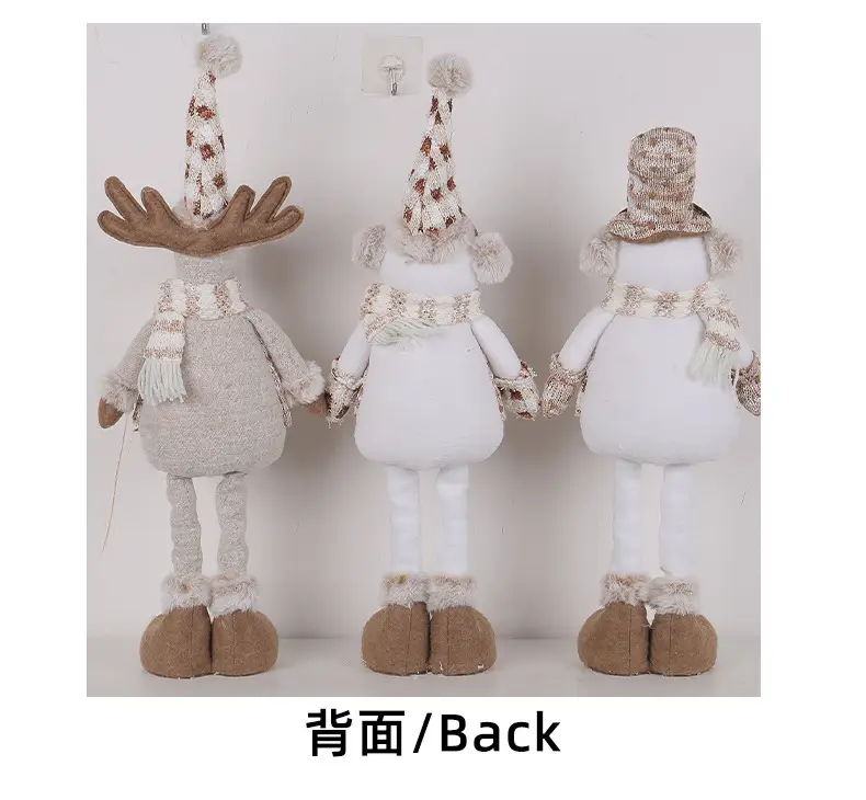 Christmas Snowman Retractable Doll New Knitted Elk — feature 13