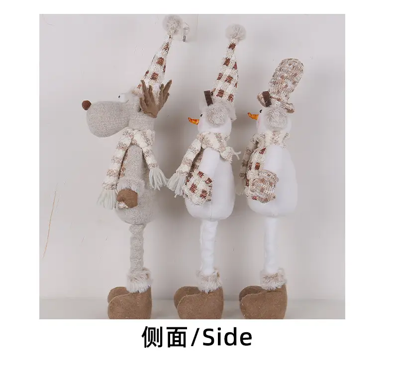 Christmas Snowman Retractable Doll New Knitted Elk — feature 14