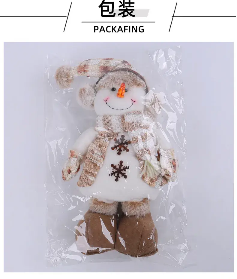 Christmas Snowmen Retractable Dolls Knitted Elf Decor — feature 16