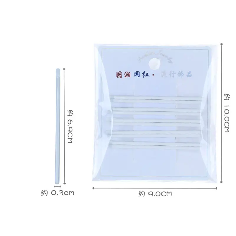 White Hair Clip BB Clip Steel Hairpin for Bangs Side