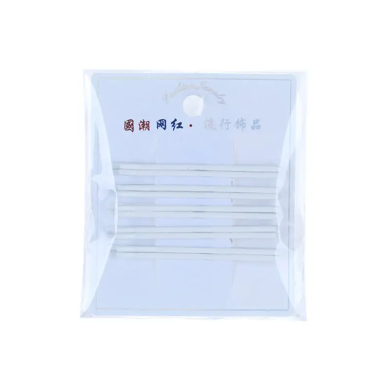 White Hair Clip BB Clip Steel Hairpin for Bangs Side