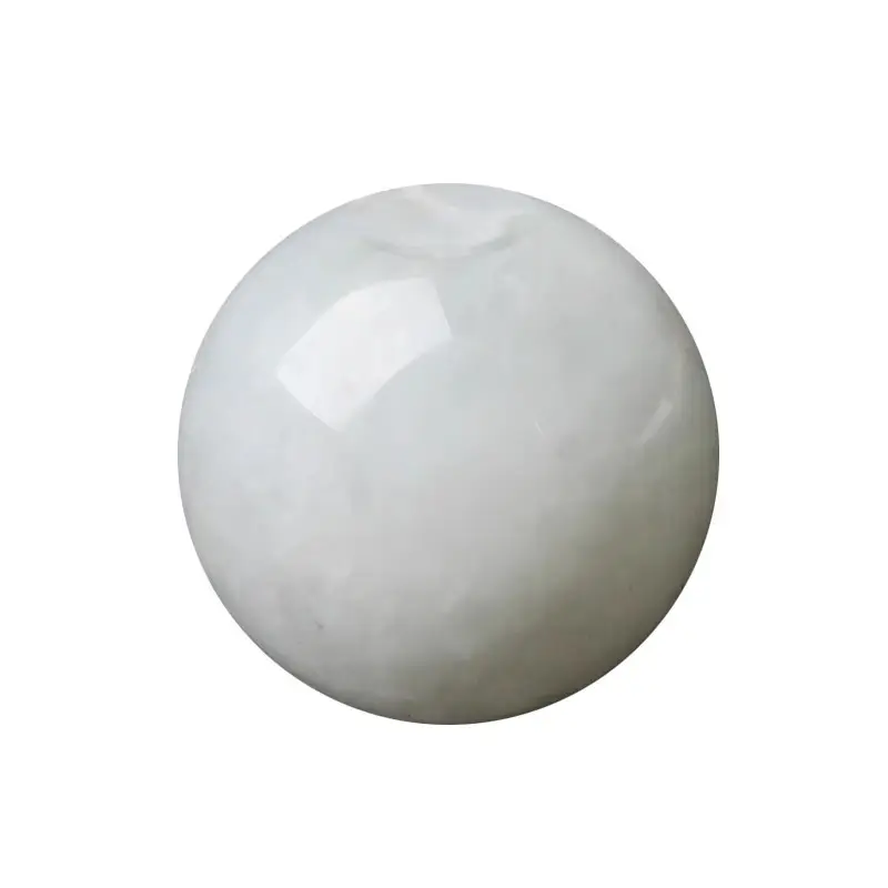 Burma A Jadeite Loose Beads Round White - Image 5