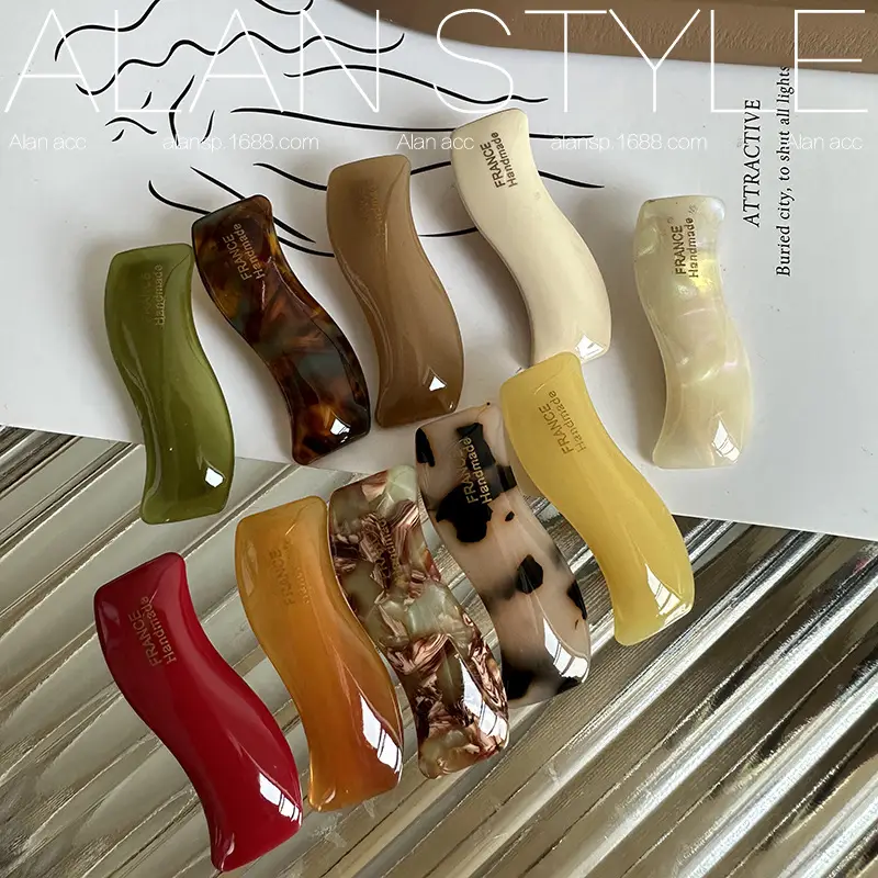 Candy Color Wave Side Clip Hairpin 5cm — feature 3