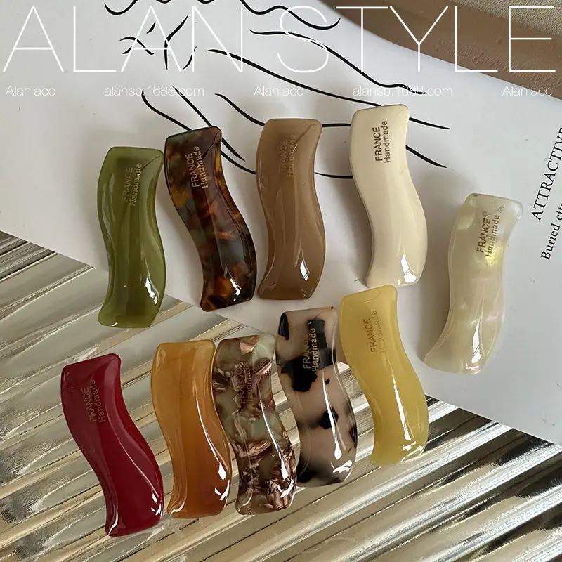 Candy Color Wave Side Clip Hairpin 5cm — feature 4