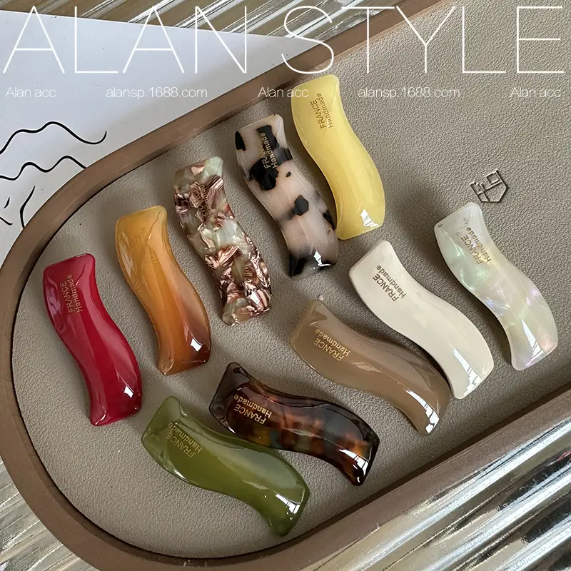 Candy Color Wave Side Clip Hairpin 5cm — feature 7