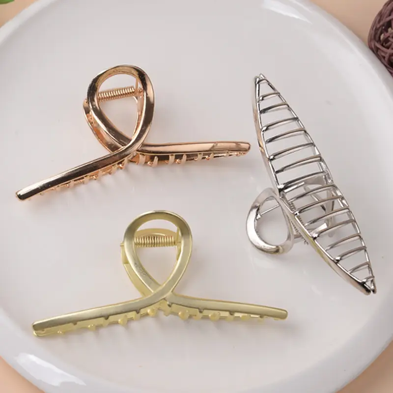 Elegant Stainless Steel Hair Clip Large Size 11.5cm — feature 4