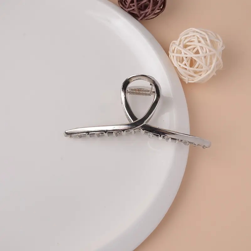 Elegant Stainless Steel Hair Clip Large Size 11.5cm — feature 9