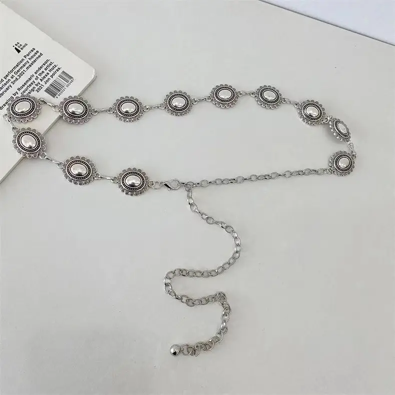 European American Cross-Country Iron Chain Waist Belt for Women - Image 5