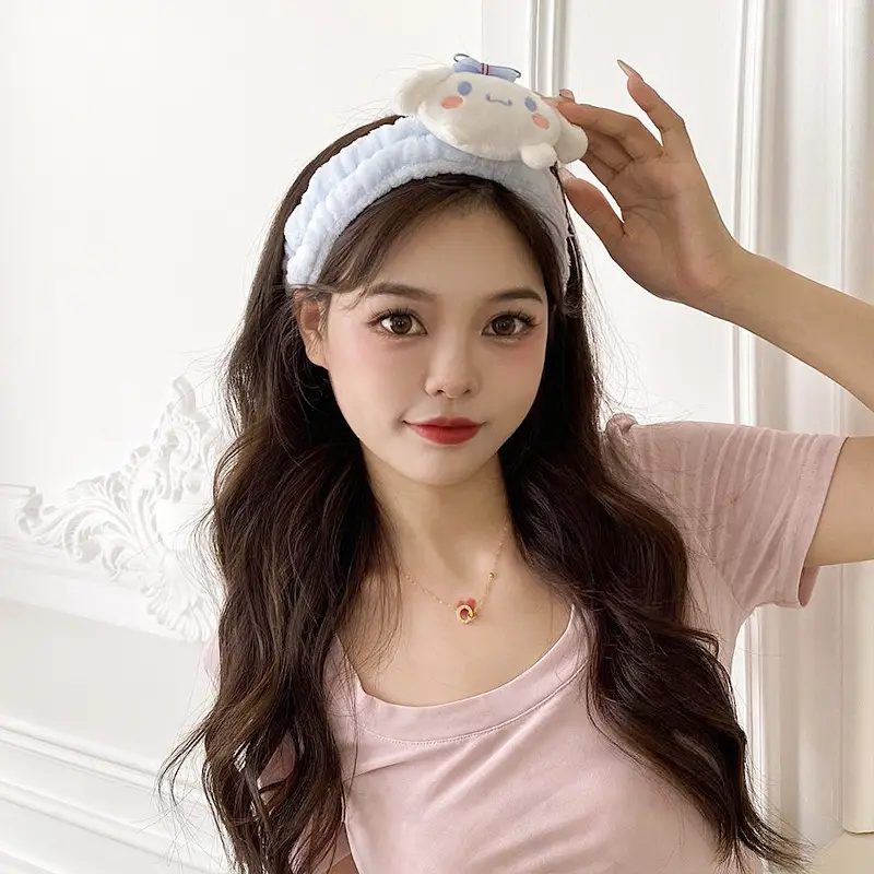 Plush Sanrio Hair Band with Cute Face Design - Image 6