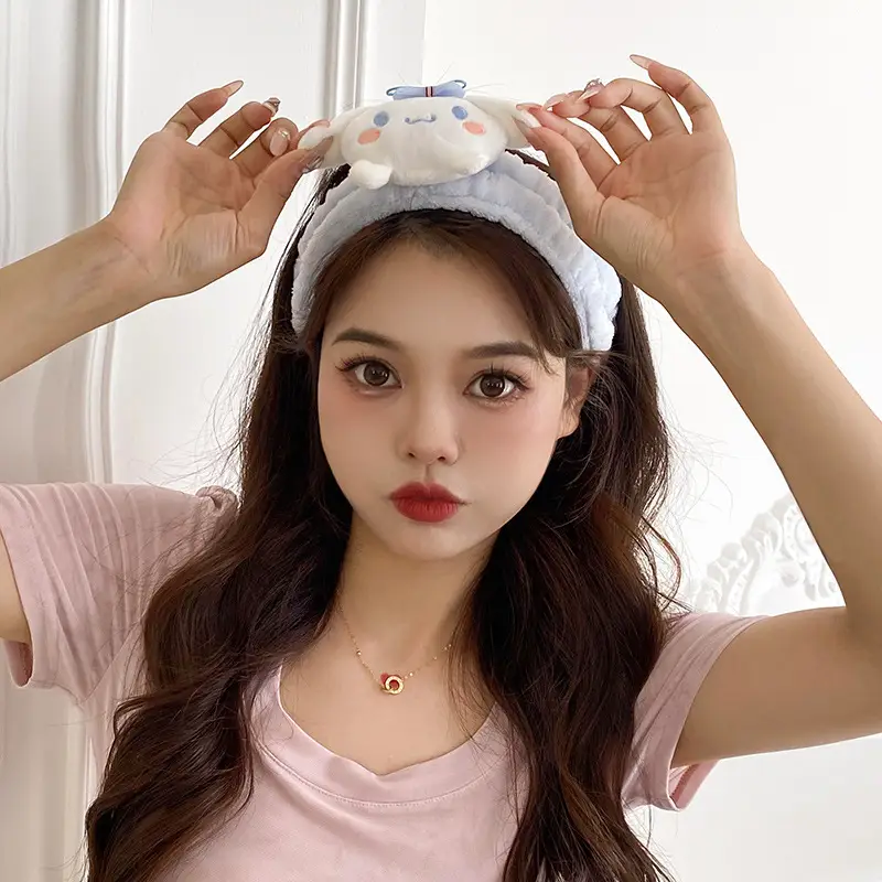 Plush Sanrio Hair Band with Cute Face Design - Image 8