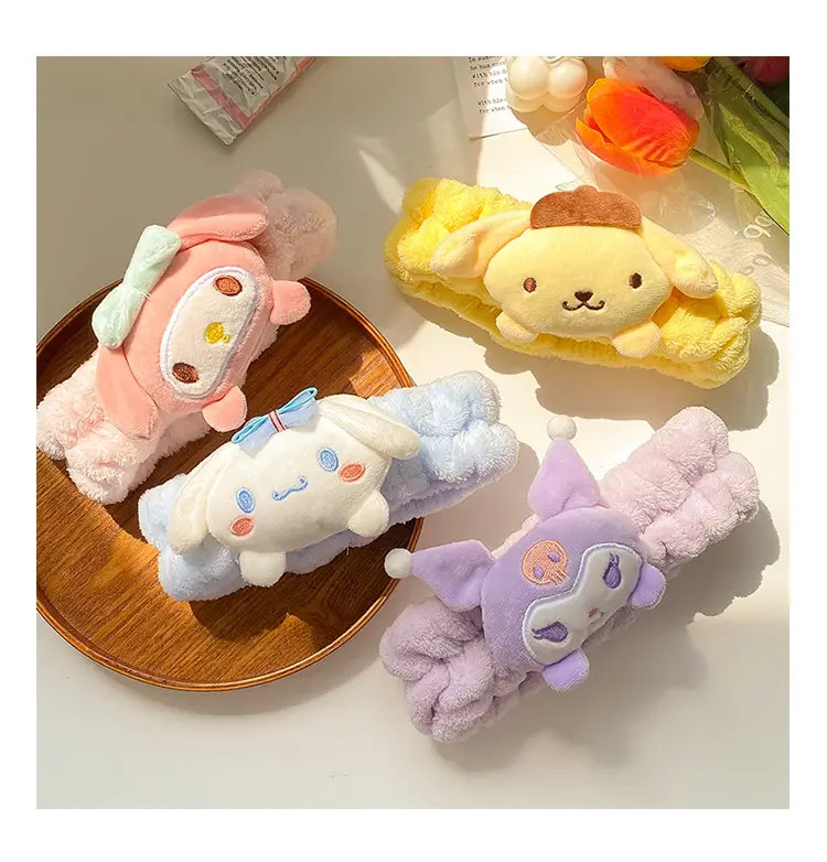 Plush Sanrio Hair Band with Cute Face Design — feature 4