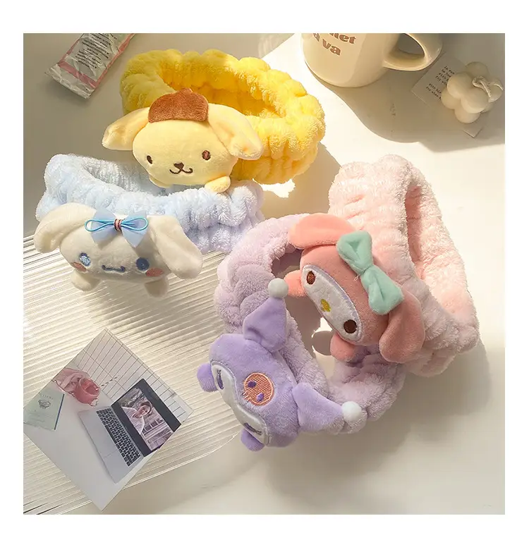 Plush Sanrio Hair Band with Cute Face Design — feature 5