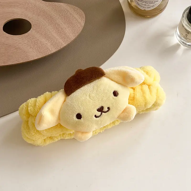 Plush Sanrio Hair Band with Cute Face Design - Image 2
