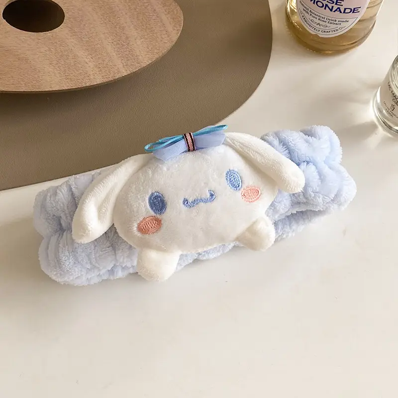 Plush Sanrio Hair Band with Cute Face Design - Image 3
