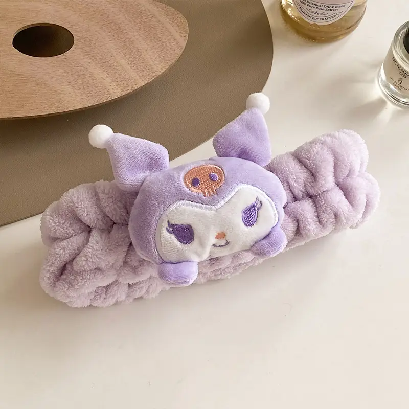 Plush Sanrio Hair Band with Cute Face Design - Image 4