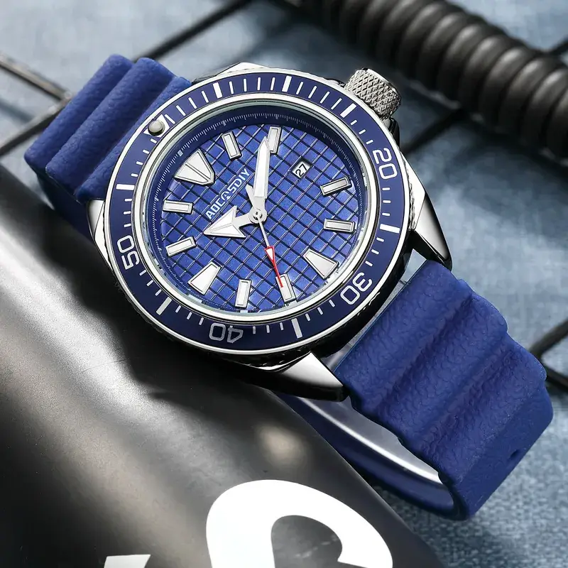 Men's Luminous Quartz Watch Black Cross-Border