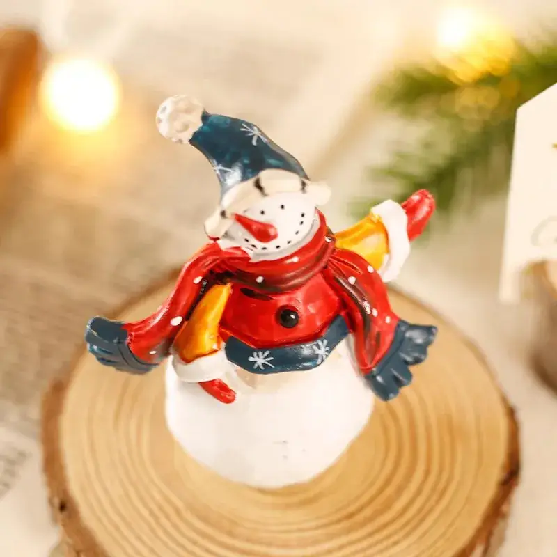 Santa Claus Snowman Decorative Christmas Ornament Mini Decor