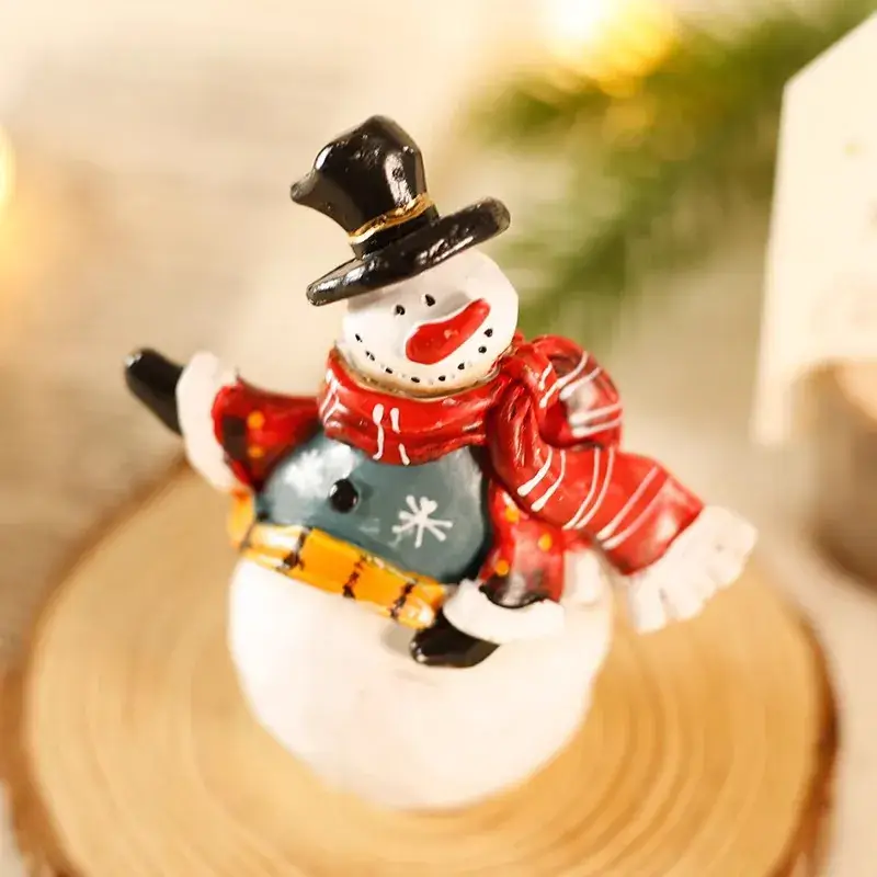 Santa Claus Snowman Decorative Christmas Ornament Mini Decor