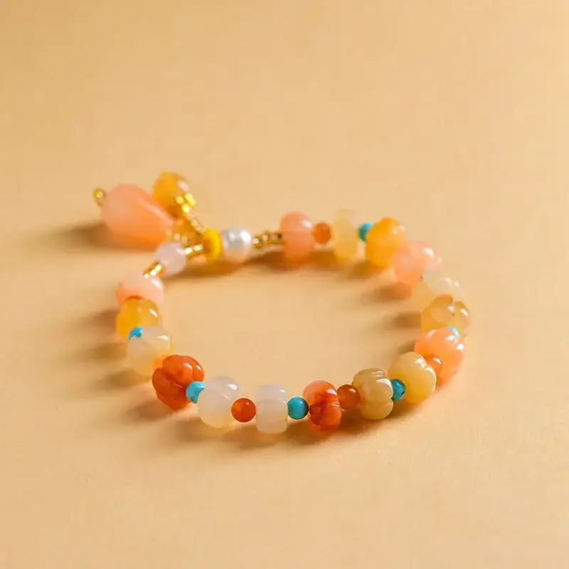 Golden Jade Multi-Circle Buddha Bead Bracelet - Image 50