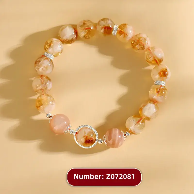 Golden Jade Multi-Circle Buddha Bead Bracelet - Image 18