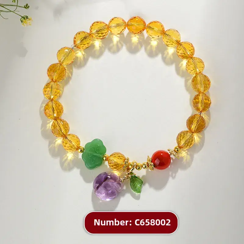 Golden Jade Multi-Circle Buddha Bead Bracelet - Image 26