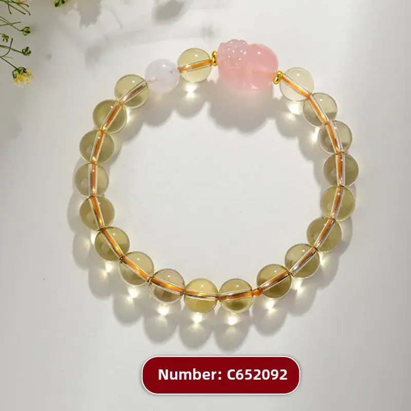 Golden Jade Multi-Circle Buddha Bead Bracelet - Image 27