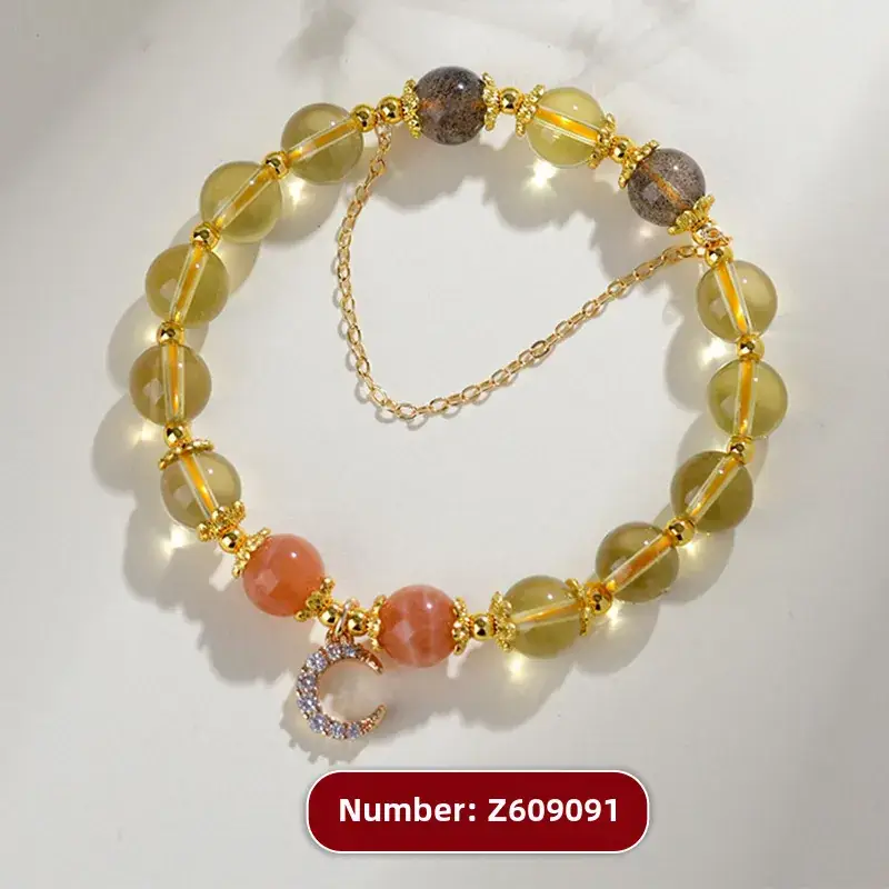 Golden Jade Multi-Circle Buddha Bead Bracelet - Image 31