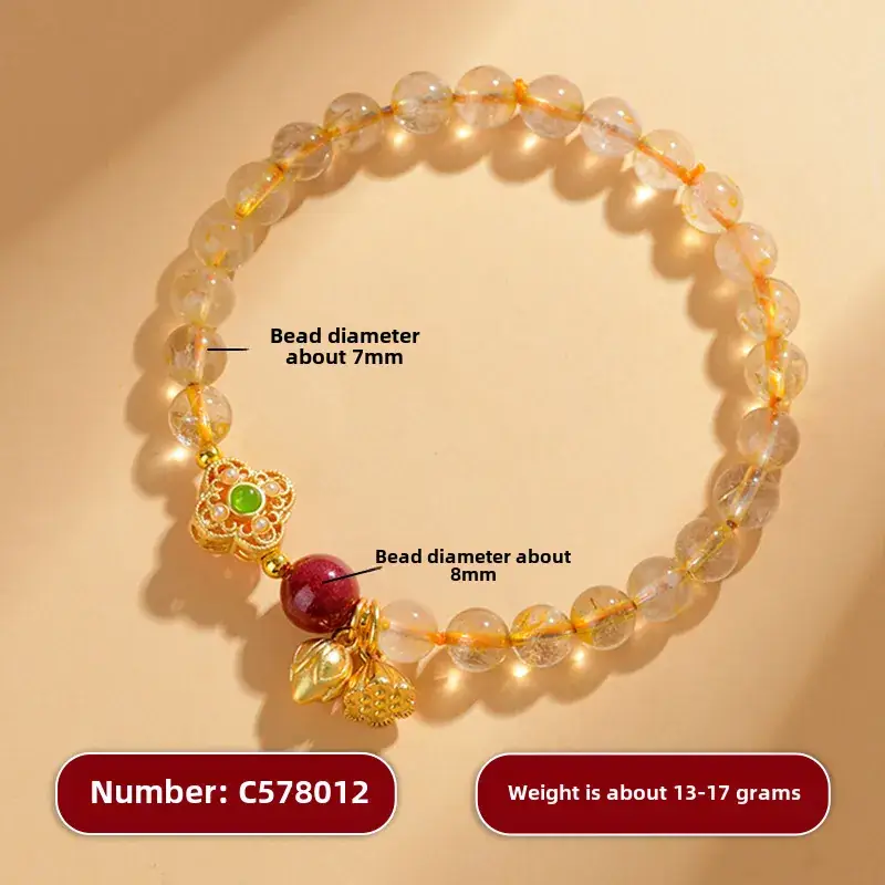 Golden Jade Multi-Circle Buddha Bead Bracelet - Image 35