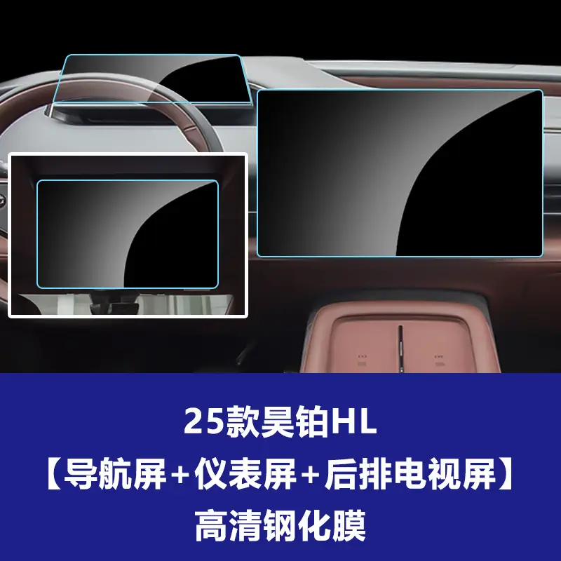 Suitable for Aion Smax V Y Lx Splus Haobo Gt Hl S600 Central Control Navigation Tempered Film Wholesale
