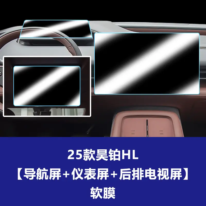 Suitable for Aion Smax V Y Lx Splus Haobo Gt Hl S600 Central Control Navigation Tempered Film Wholesale