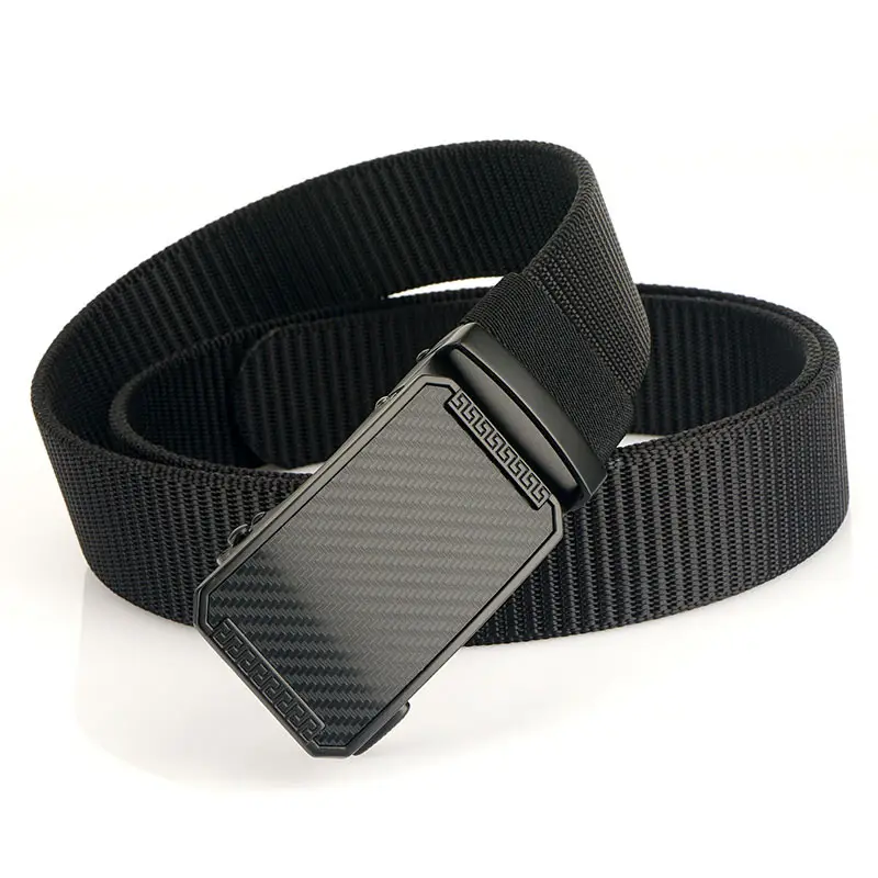 2023 New Nylon Belt 3.5 Thick Automatic Buckle