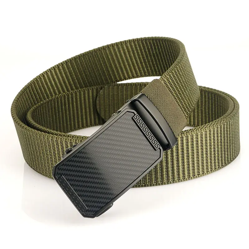 2023 New Nylon Belt 3.5 Thick Automatic Buckle - Image 2