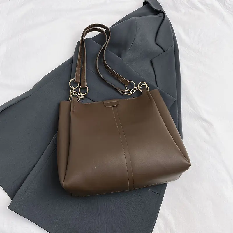 Black Korean Style Shoulder Bag for Women 2023
