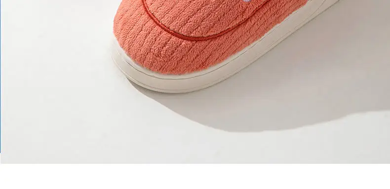 Cotton slippers women's autumn and winter home daily warm non-slip confinement cotton slippers slip-on thick-soled woolen slippers wholesale — feature 21