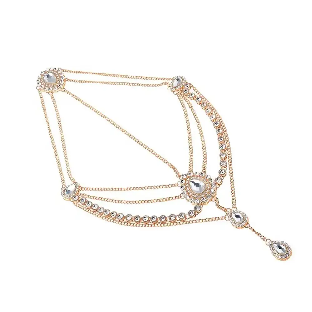 Full Diamond Hair Band with Tassel for Bridal Wear — feature 6