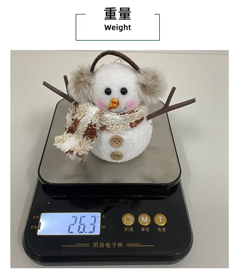 Glowing Snowman Doll for Kids Christmas Gift 30g — feature 14