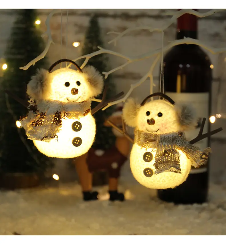 Glowing Snowman Doll for Kids Christmas Gift 30g — feature 6