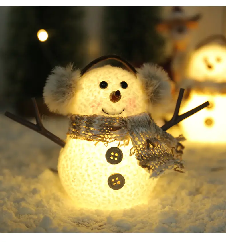 Glowing Snowman Doll for Kids Christmas Gift 30g — feature 7