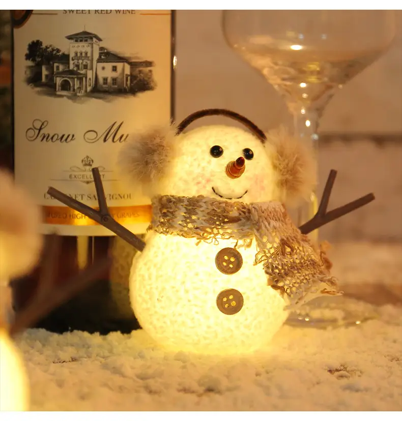 Glowing Snowman Doll for Kids Christmas Gift 30g — feature 8
