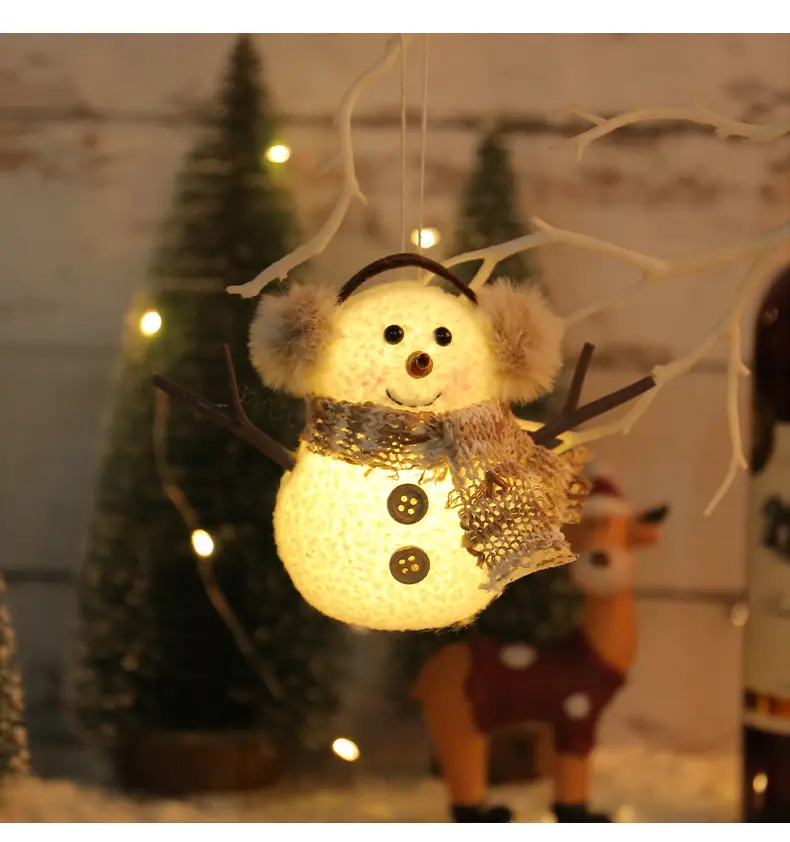 Glowing Snowman Doll for Kids Christmas Gift 30g — feature 9