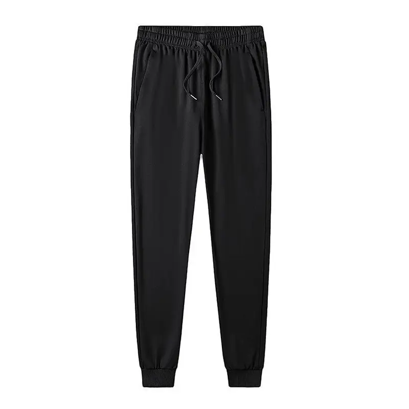Men's Black Slim Fit Thermal Lining Sweatpants Large - Image 17