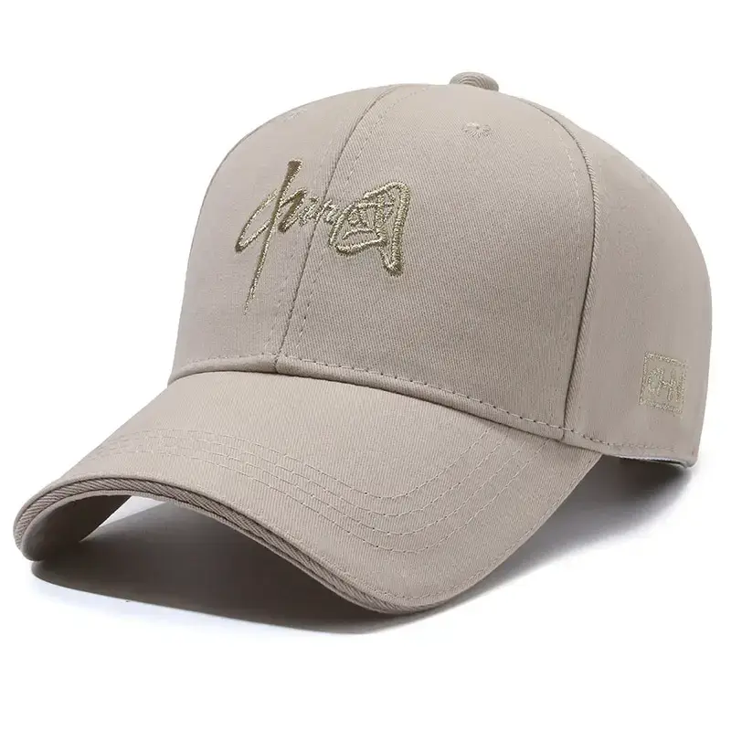 Men's Black Embroidered Baseball Cap with "A" Design - Image 8