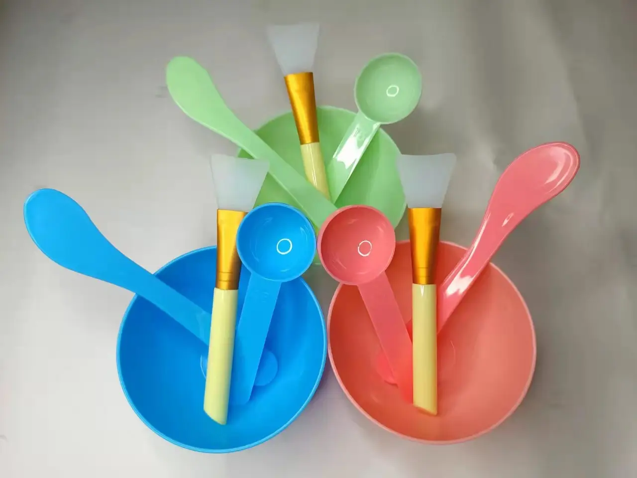 Pink Silicone Mask Bowl Set for Spa Beauty Tools — feature 11